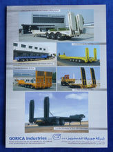 Lade das Bild in den Galerie-Viewer, Gorica Low-Bed Semitrailers Trailers - Prospekt Brochure Dubai englisch
