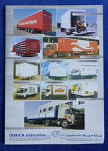 Lade das Bild in den Galerie-Viewer, Gorica Curtain Side Semitrailers Light Cargo - Prospekt Brochure Dubai englisch
