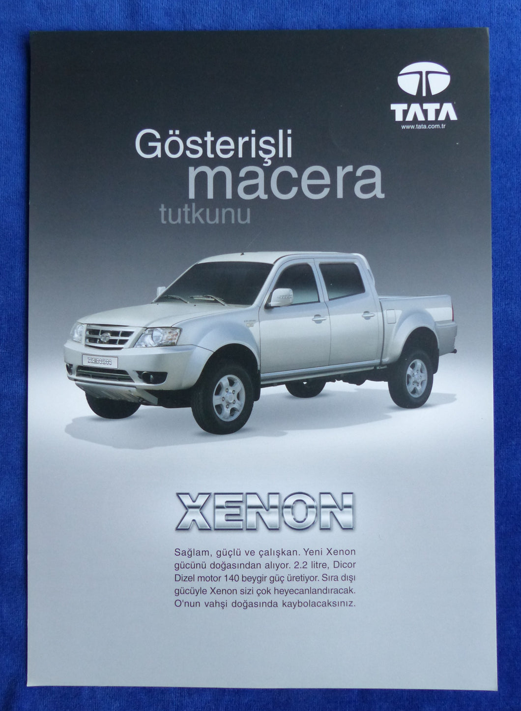 Tata Xenon 2.2 Diesel MJ 2008 - Prospekt Brochure 2007 Türkei türkisch