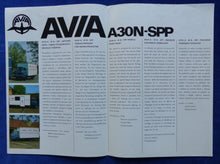 Lade das Bild in den Galerie-Viewer, AVIA A30N-SPP Verkaufswagen Nahrungsgüter - Prospekt Brochure 80er Tschechien
