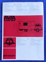 Lade das Bild in den Galerie-Viewer, AVIA A30N-SPP Verkaufswagen Nahrungsgüter - Prospekt Brochure 80er Tschechien
