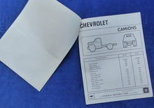 Lade das Bild in den Galerie-Viewer, Chevrolet Pick-Up CC CK CS - Prospekt Brochure 1970er Zaire französisch
