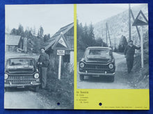 Lade das Bild in den Galerie-Viewer, Fiat 1800 Prototyp Erprobung - Prospekt Brochure 1959
