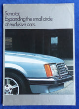 Lade das Bild in den Galerie-Viewer, Opel Senator 3.0 MJ 1979 - UK-Prospekt Brochure 07.1978 England englisch
