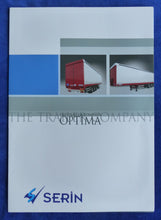 Lade das Bild in den Galerie-Viewer, Serin Optima Trailer LkW - Prospekt Brochure Türkei türkisch
