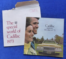 Lade das Bild in den Galerie-Viewer, Cadillac 1973 Fleetwood Eldorado DeVille Calais - US-Prospekt Brochure 1972 USA
