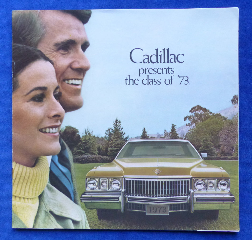 Cadillac 1973 Fleetwood Eldorado DeVille Calais - US-Prospekt Brochure 1972 USA