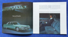 Lade das Bild in den Galerie-Viewer, Cadillac 1973 Fleetwood Eldorado DeVille Calais - US-Prospekt Brochure 1972 USA
