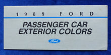 Lade das Bild in den Galerie-Viewer, Ford 1989 Passenger Cars Exterior Colors - US-Prospekt Brochure 1998 USA
