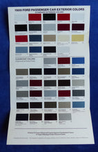 Lade das Bild in den Galerie-Viewer, Ford 1989 Passenger Cars Exterior Colors - US-Prospekt Brochure 1998 USA
