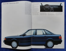 Lade das Bild in den Galerie-Viewer, Audi 80 quattro MJ 1987 - Prospekt Brochure 08.1986 englisch
