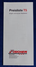 Lade das Bild in den Galerie-Viewer, Fischer Wohnmobile Piccolo Magnum VW Bus T5 - Prospekt + Preisliste 01.2005
