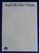 Lade das Bild in den Galerie-Viewer, Audi 80 quattro MJ 1987 - Prospekt Brochure 07.1986
