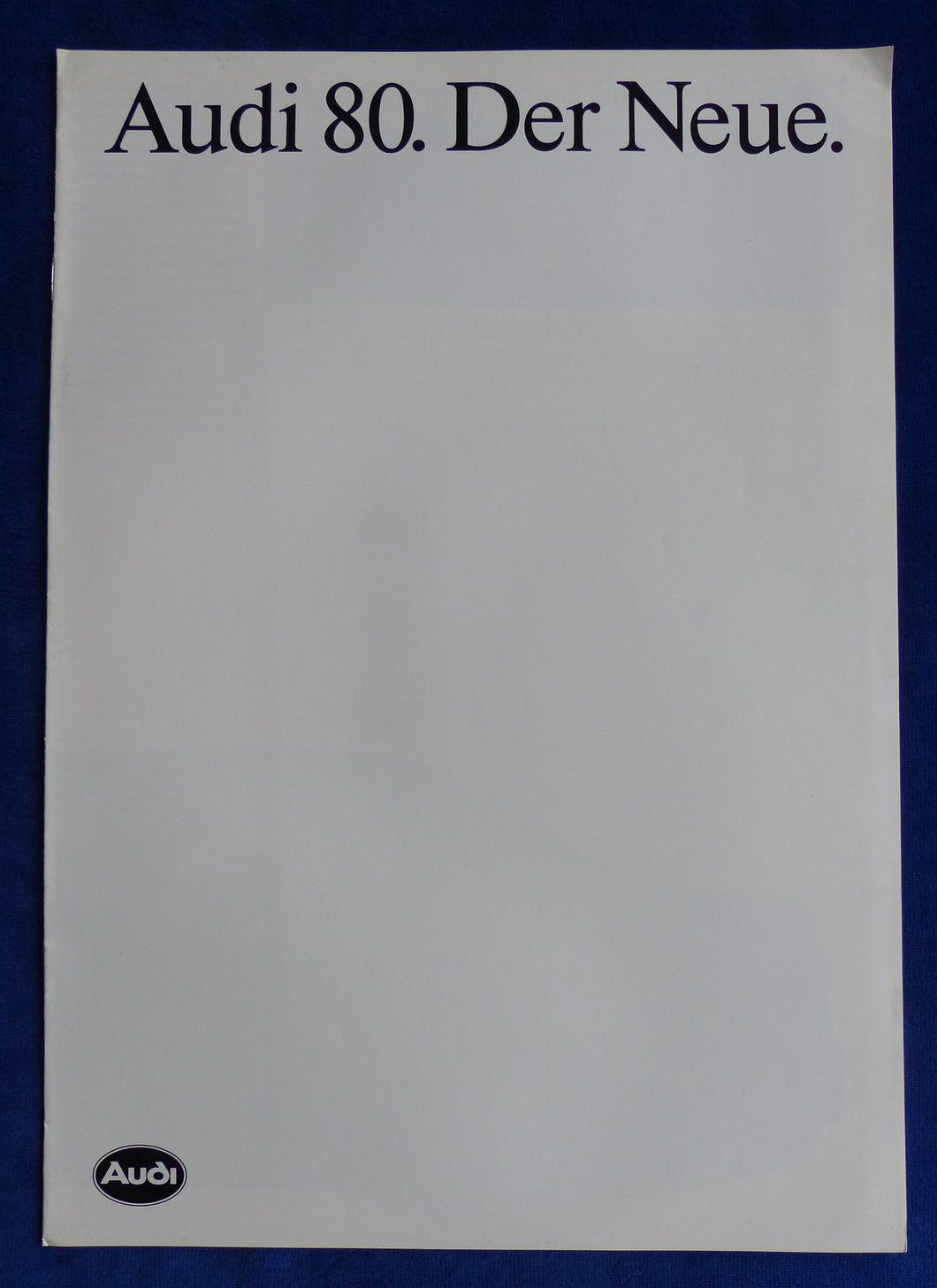 Audi 80 quattro MJ 1987 - Prospekt Brochure 07.1986