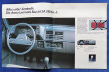 Lade das Bild in den Galerie-Viewer, Suzuki SA 310 MJ 1985 - Prospekt Brochure 04.1984
