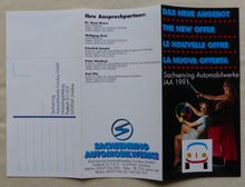 Lade das Bild in den Galerie-Viewer, Sachsenring Automobilwerke Fahrzeugbau Ersatzteile IAA 1991 - Prospekt Brochure
