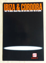 Lade das Bild in den Galerie-Viewer, Seat Ibiza &amp; Cordoba '99 Edition Sondermodelle - Prospekt Brochure 03.1999
