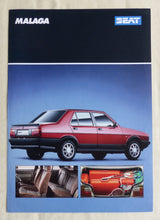 Lade das Bild in den Galerie-Viewer, Seat Malaga MJ 1990 - Prospekt Brochure 1989
