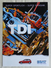 Lade das Bild in den Galerie-Viewer, Seat Ibiza GTi TDI MJ 1997 - Prospekt Brochure 1996
