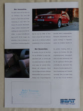 Lade das Bild in den Galerie-Viewer, Seat Ibiza GTi TDI MJ 1997 - Prospekt Brochure 1996
