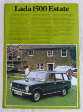 Lade das Bild in den Galerie-Viewer, Lada 1500 Estate WAS-2103 - UK-Prospekt Brochure 1974 England
