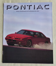 Lade das Bild in den Galerie-Viewer, Pontiac 1991 Grand Prix Bonneville Firebird LeMans - US-Prospekt Brochure 1990
