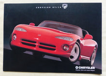 Lade das Bild in den Galerie-Viewer, Chrysler Viper RT/10 Roadster - Preview Prospekt Brochure 1992 deutsch
