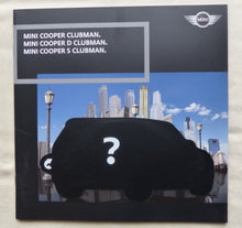 Lade das Bild in den Galerie-Viewer, Mini Clubman Cooper S D MJ 2008 - Prospekt Brochure 02.2007 Europe english
