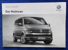Lade das Bild in den Galerie-Viewer, VW Bus T6 Multivan Edition Generation MJ 2019 - Prospekt + Preisliste 01.2019
