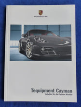 Lade das Bild in den Galerie-Viewer, Porsche Tequipment Cayman Typ 987 MJ 2012 - Prospekt Brochure 07.2011
