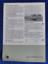 Lade das Bild in den Galerie-Viewer, Zettelmeyer Vibrations-Anhängewalzen VAM - Prospekt Brochure 02.1973
