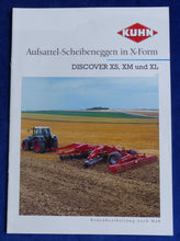 Lade das Bild in den Galerie-Viewer, Kuhn Aufsattel-Scheibeneggen Discover XS XM XL - Prospekt Brochure 01.2003
