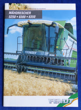 Lade das Bild in den Galerie-Viewer, Fendt Mähdrescher 5250 8300 8350 - Prospekt Brochure 08.2002
