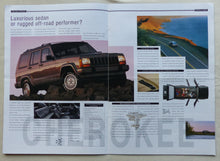 Lade das Bild in den Galerie-Viewer, Chrysler Jeep News &amp; Views 1992 - US-Prospekt Brochure 08.1991 Großformat USA
