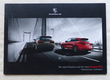 Lade das Bild in den Galerie-Viewer, Porsche Cayenne &amp; Cayenne GTS MJ 2015 - Preview Prospekt Brochure 11.2014
