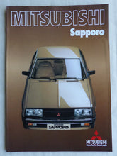 Lade das Bild in den Galerie-Viewer, Mitsubishi Sapporo Coupe MJ 1984 - Prospekt Brochure 09.1983
