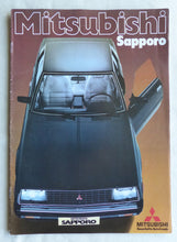 Lade das Bild in den Galerie-Viewer, Mitsubishi Sapporo Coupe MJ 1981 - Prospekt Brochure 1980
