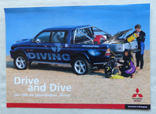 Lade das Bild in den Galerie-Viewer, Mitsubishi L200 Diving Sondermodell MJ 2000 - Prospekt Brochure 08.1999
