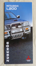 Lade das Bild in den Galerie-Viewer, Mitsubishi L200 Zubehör MJ 2001 - Prospekt Brochure 08.2000
