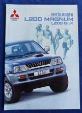 Lade das Bild in den Galerie-Viewer, Mitsubishi L200 Magnum GLX Pick-up MJ 2001 - Prospekt Brochure 03.2001
