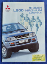Lade das Bild in den Galerie-Viewer, Mitsubishi L200 Magnum GLX Pick-up MJ 2001 - Prospekt Brochure 09.2000
