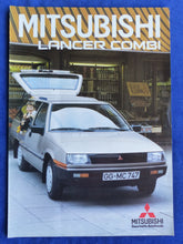 Lade das Bild in den Galerie-Viewer, Mitsubishi Lancer Combi MJ 1986 - Prospekt Brochure 07.1985
