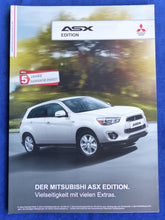 Lade das Bild in den Galerie-Viewer, Mitsubishi ASX Edition Sondermodell MJ 2014 - Prospekt Brochure 03.2014
