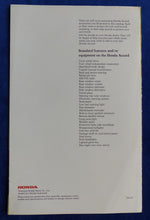 Lade das Bild in den Galerie-Viewer, Honda 1977 Accord Accessories - US-Prospekt Brochure 1976 USA englisch
