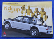 Lade das Bild in den Galerie-Viewer, Mitsubishi L200 Magnum Sport Sondermodell MJ 1999 - Prospekt Brochure 06.1998
