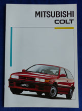 Lade das Bild in den Galerie-Viewer, Mitsubishi Colt MJ 1990 - Prospekt Brochure 08.1989
