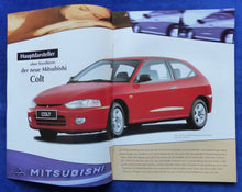 Lade das Bild in den Galerie-Viewer, Mitsubishi Colt MJ 1996 - Prospekt Brochure 03.1996
