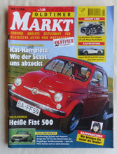 Lade das Bild in den Galerie-Viewer, Oldtimer Markt Heft 5/2000 - Fiat 500 Abarth Jaguar XK Glas BMW GT Zündapp
