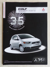 Lade das Bild in den Galerie-Viewer, Mitsubishi Colt 35 Jahre Sondermodell MJ 2013 - Prospekt Brochure 04.2012
