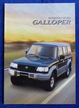 Lade das Bild in den Galerie-Viewer, Galloper MJ 1999 Mitsubishi Pajero Lizenz - Prospekt Brochure 12.1998

